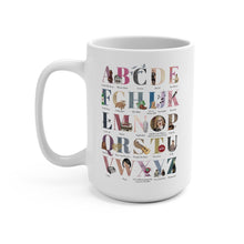 Schitt's Creek ABC's Alphabet Extra Tall Ceramic Mug