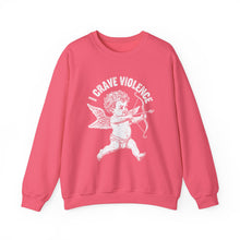 Cupid Craves Violence Valentine's Day Unisex Crewneck Sweatshirt