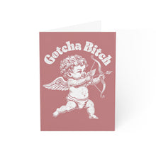 Gotcha Bitch Cupid Valentine Greeting Cards