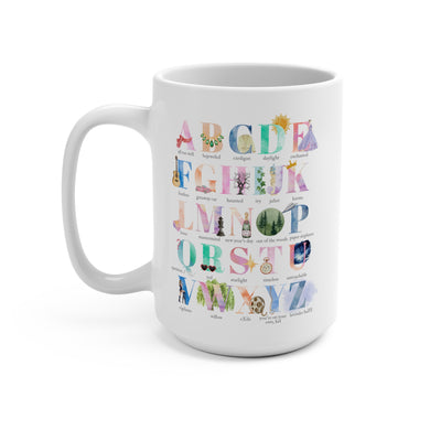 Taylor Swift ABC's Alphabet Extra Tall Ceramic Mug