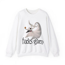 Zero Fucks Given Nightmare Before Christmas Unisex Crewneck Sweatshirt