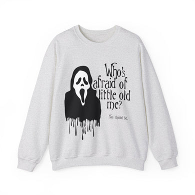 Who's Afraid of Little Old Me? Ghostface Unisex Crewneck Sweatshirt