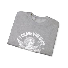 Cupid Craves Violence Valentine's Day Unisex Crewneck Sweatshirt