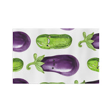 Inappropriate Veggies Soft Tea Towel