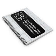 Employees Must Stop Crying Spiral Notebook - Ruled Line