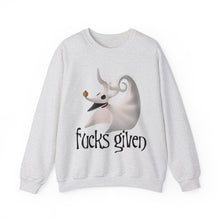 Zero Fucks Given Nightmare Before Christmas Unisex Crewneck Sweatshirt