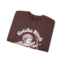 Gotcha Bitch Cupid Violence Valentine's Day Unisex Crewneck Sweatshirt