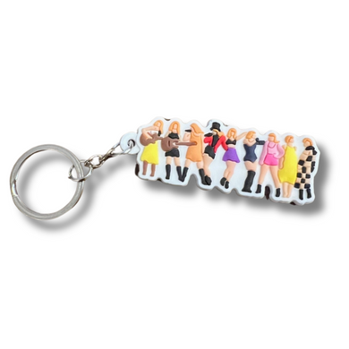 Silicone Keychain- Taylor Swift Eras