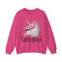 Zero Fucks Given Nightmare Before Christmas Unisex Crewneck Sweatshirt