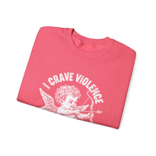 Cupid Craves Violence Valentine's Day Unisex Crewneck Sweatshirt