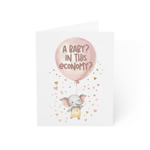 A Baby? In This Economy? Greeting Cards (1, 10, 30, and 50pcs)