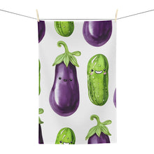 Inappropriate Veggies Soft Tea Towel