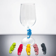 6Pcs/Set Chameleon Shape Wine Glass Markers