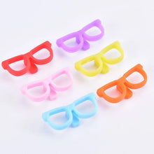 6Pcs Silicone Glasses Shaped Wine Glass Marker Drinking Cup Identifier