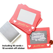 10pcs Scratch-off Cards Etch a Sketch Note Cards
