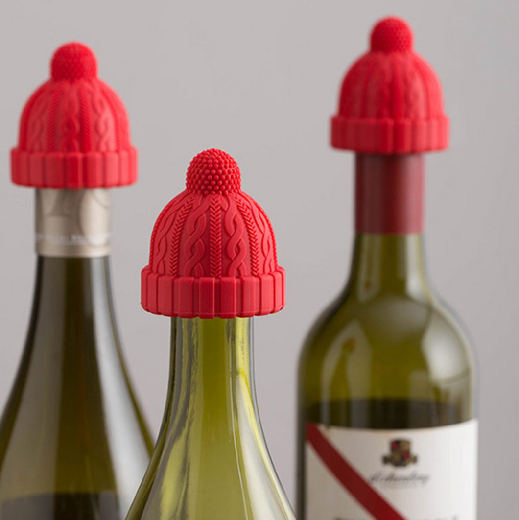 Quitter Silicone Wine Stopper- Choose From 3 Colors – Buffalovely