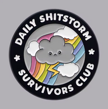 Daily Shitstorm Survivors Club Enamel Pin