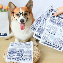 Newspaper Crinkle Dog Toy